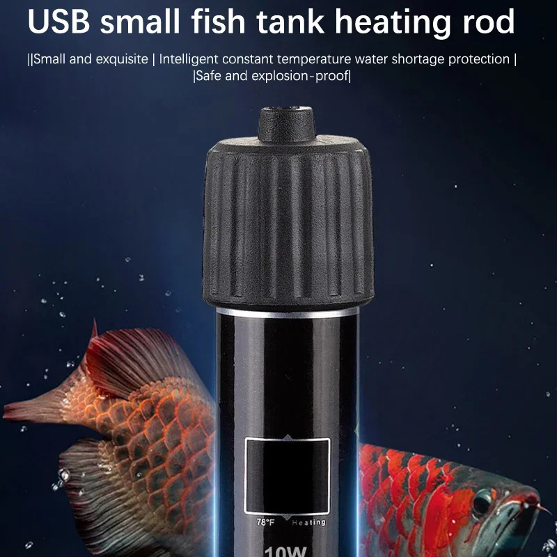 Pet Supplies Fish - Mini barre chauffante USB pour aquarium,