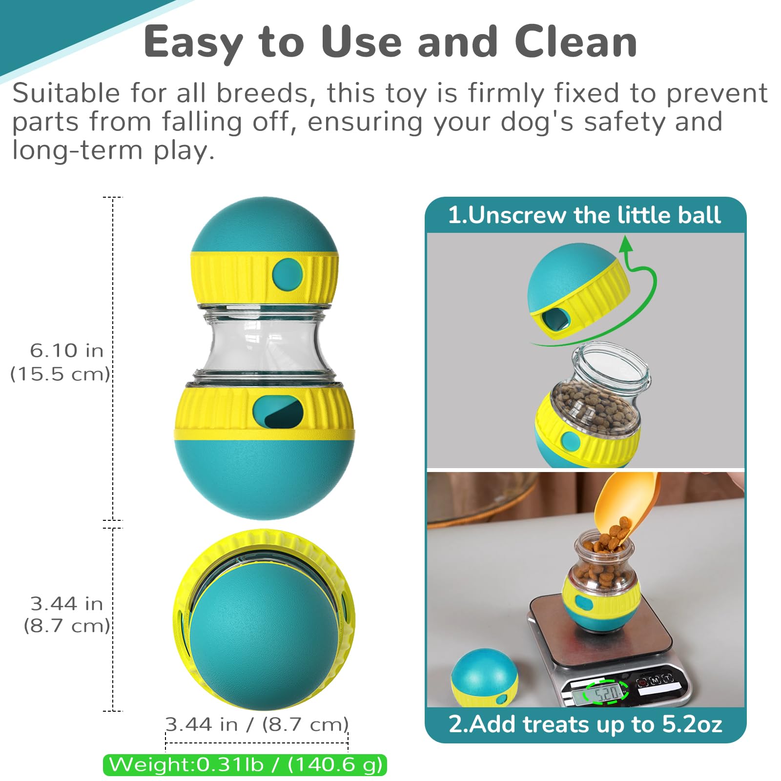 Jouets pour chiens et balle d' - Dog Treat Puzzle Toy avis et prix